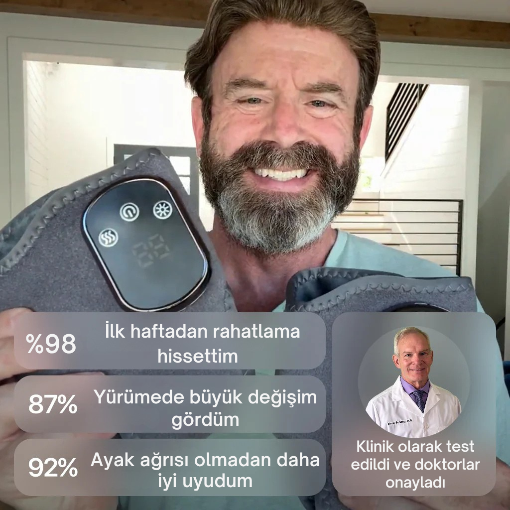 SinusRay™-3'ü 1 Arada Ayak Masaj ve Terapi Cihazı