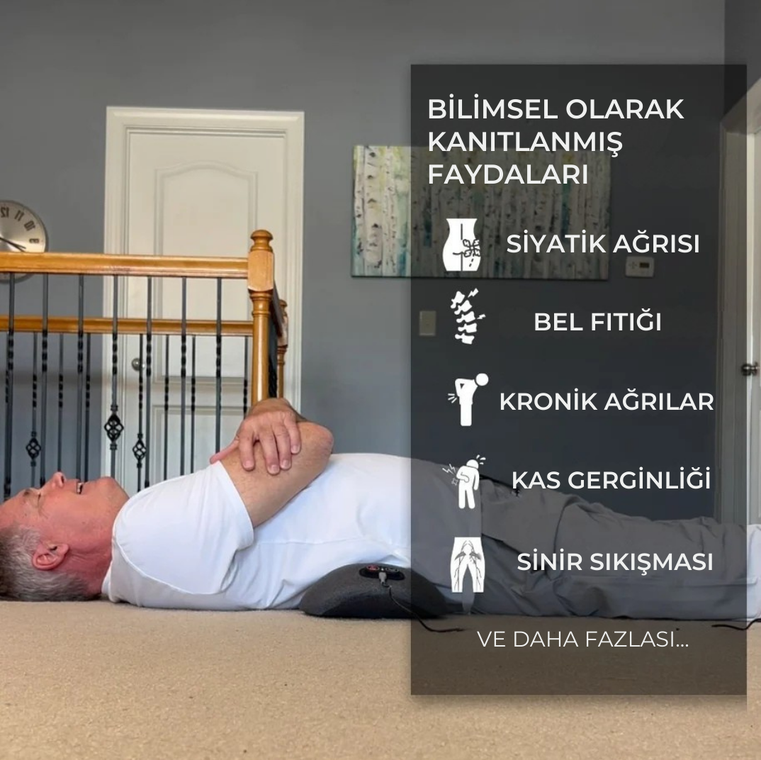 SinusRay™ 3’ü 1 Arada Siyatik-Sırt Masaj & Terapi Cihazı