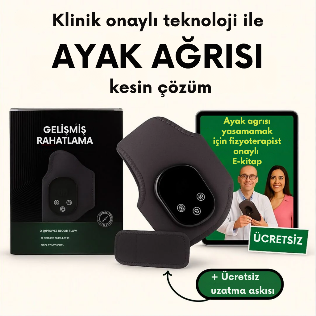 SinusRay™-3'ü 1 Arada Ayak Masaj ve Terapi Cihazı